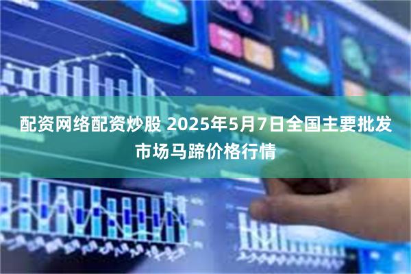 配资网络配资炒股 2025年5月7日全国主要批发市场马蹄价格行情